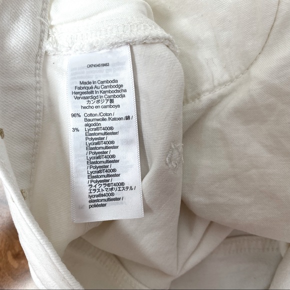 Madewell The High-Rise Slim Boyjean in Tile White, 27 T - Picture 9 of 15